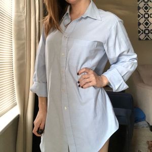 Light Blue Shirt Dress